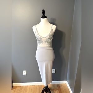 Missguided purple lace dress